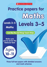 Load image into Gallery viewer, Practice Papers for Maths Level 3-5 (Ages 10-11)