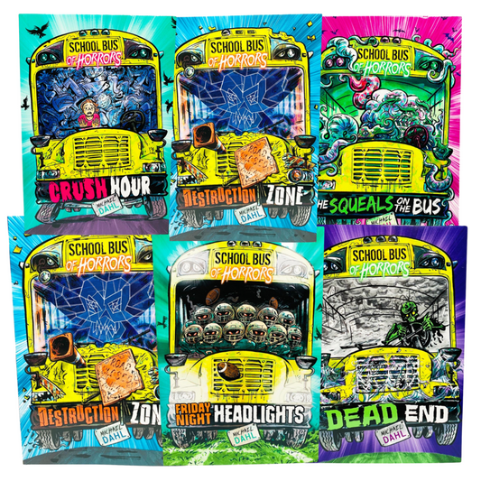 School Bus of Horrors 6 Book Collection