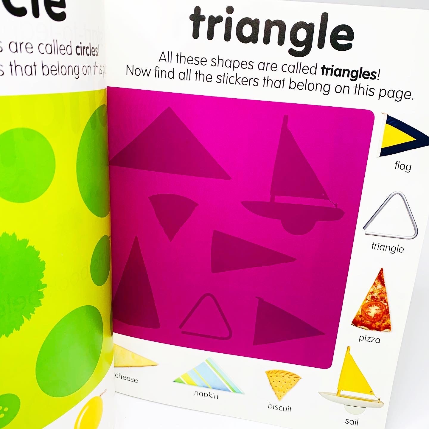 A Start-to-learn Sticker Book: Shapes