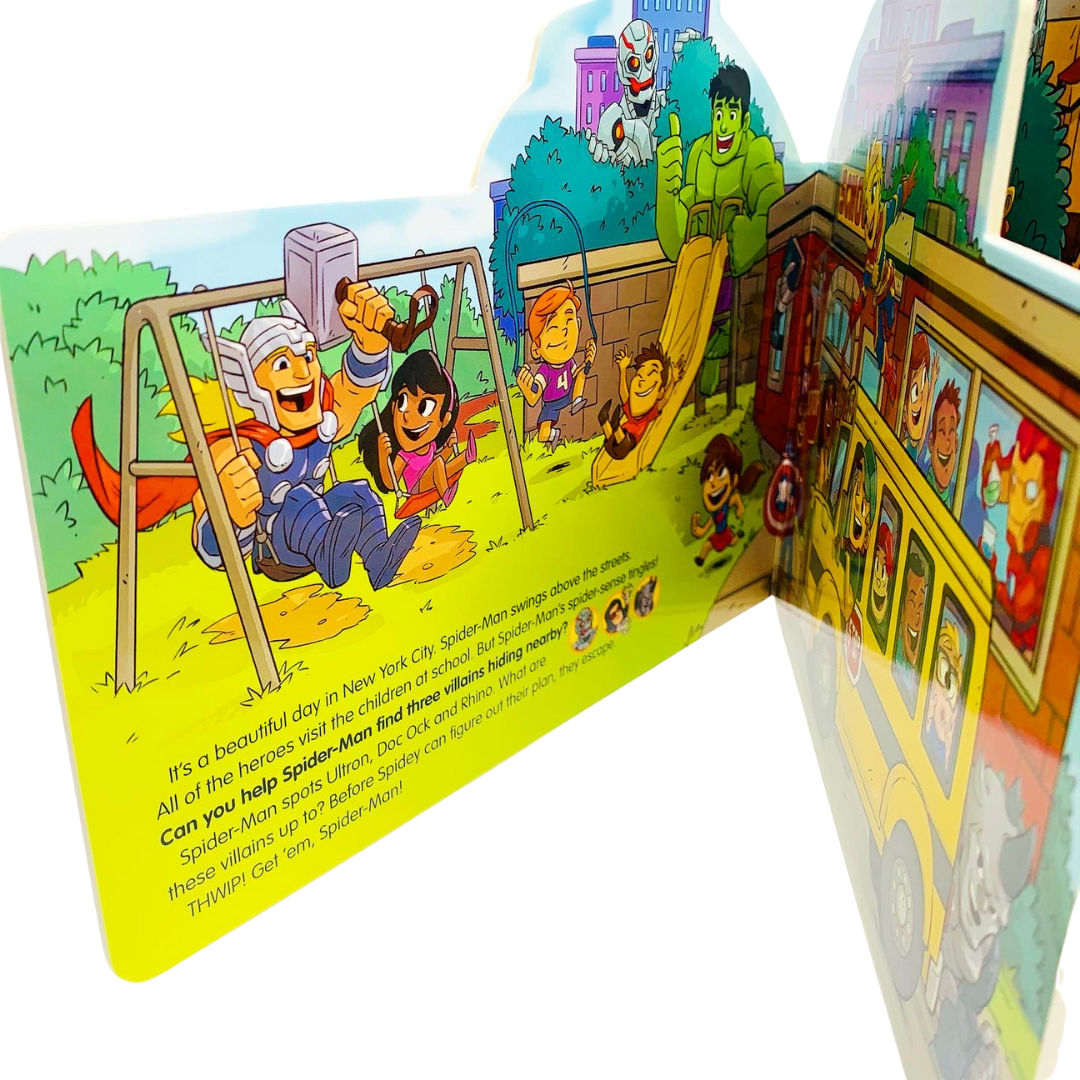 Marvel Super Hero Adventures: The Amazing Chase - A Move-along Storybook