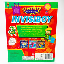 Load image into Gallery viewer, Invisiboy: Superhero Sticker and Activity Adventure