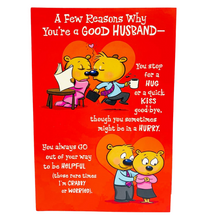 Load image into Gallery viewer, Hallmark: For My Husband: A Few Reasons Why Valentine&#39;s Day Card