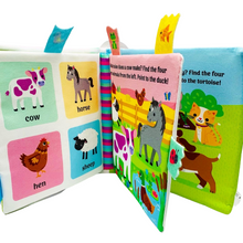 Load image into Gallery viewer, Little Me: My First Animals (Soft Touch and Feel Crinkle Cloth Book)