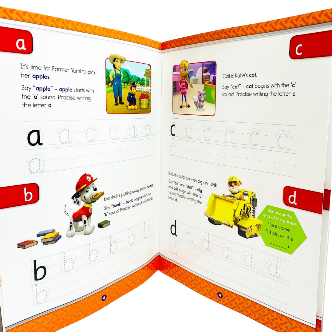 Paw Patrol: Wipe-Clean Alphabet (with dry erase pen)