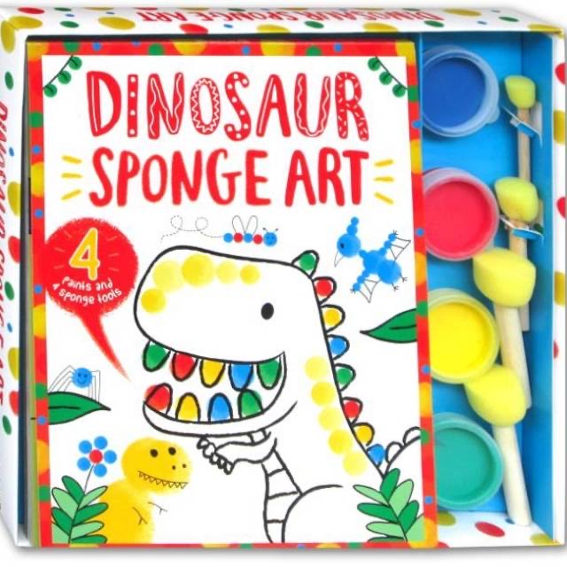 Sponge Art Dinosaurs