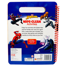 Load image into Gallery viewer, Marvel Spider-Man Wipe-Clean Activities with Pen