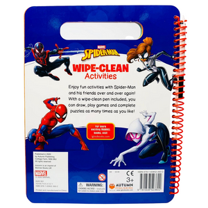 Marvel Spider-Man Wipe-Clean Activities with Pen