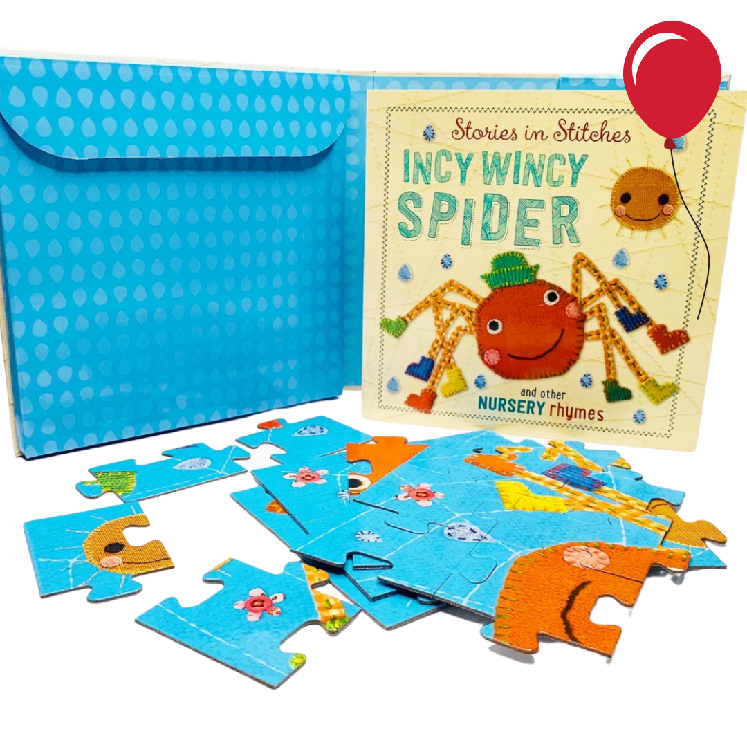 Incy Wincy Spider Jigsaw Puzzle & Book