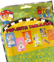 Load image into Gallery viewer, Arthur: Pop-Outz! Activity and Sticker Grab Bag