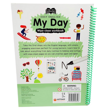 Load image into Gallery viewer, Help With Homework: Easy English My Day (Wipe-clean workbook)