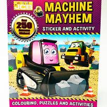 Load image into Gallery viewer, Machine Mayhem Sticker and Activity