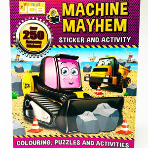 Machine Mayhem Sticker and Activity