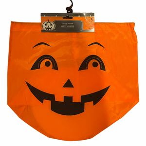Halloween Pumpkin Trick or Treat Fabric Candy Bag