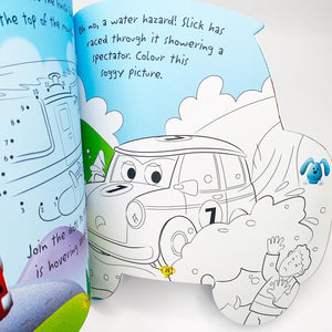 Racing With Slick: Activities, Colouring, and Stickers
