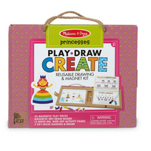 Load image into Gallery viewer, Melissa and Doug: Reusable Drawing and Magnet Kit Princess (Play Draw Create)