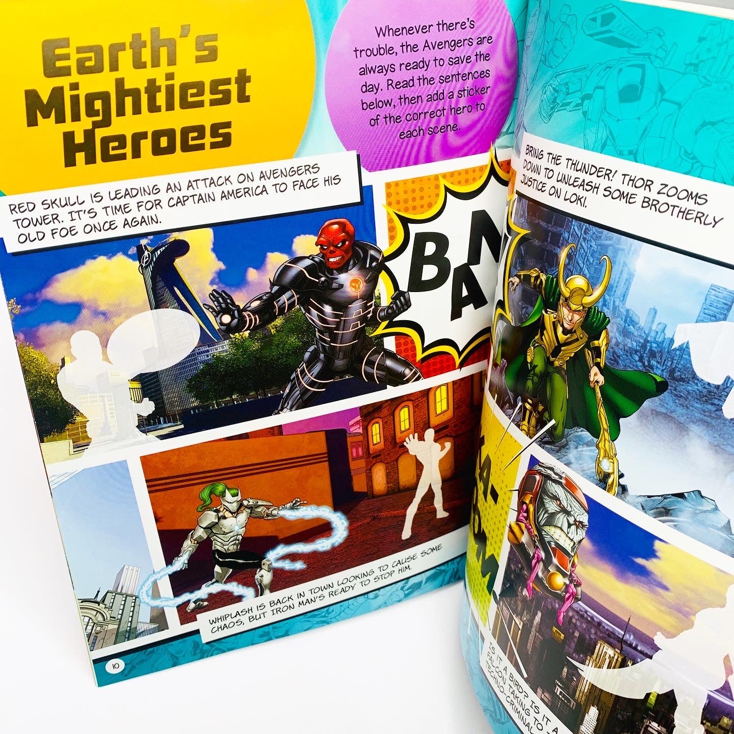 Marvel Avengers Sticker Play