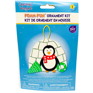 Christmas Fun-Foam Ornament Kit: Christmas Penguin