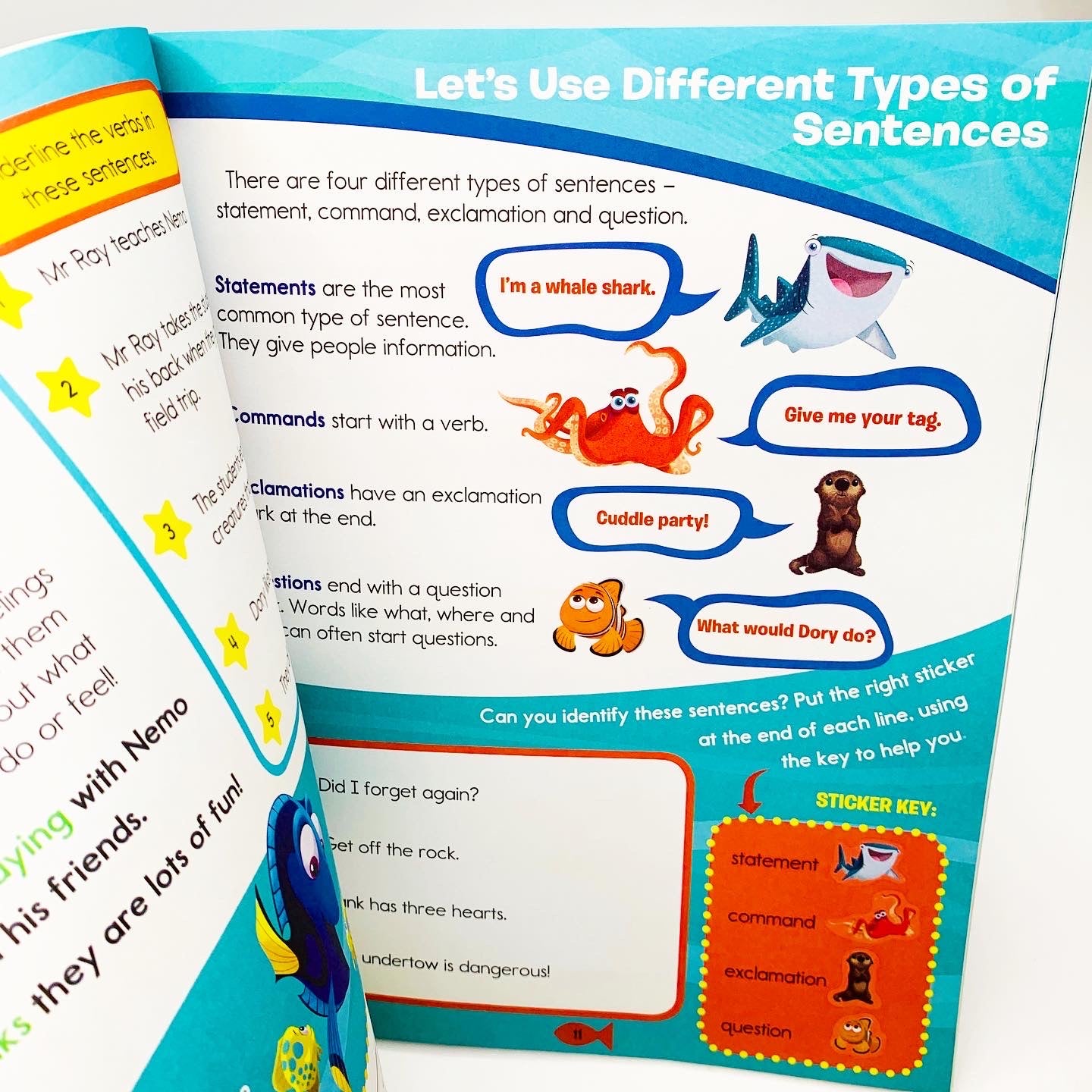 Disney Learning: Finding Dory Spelling and Grammar (Ages 6-7)