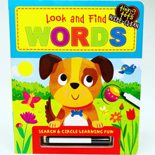 Load image into Gallery viewer, Tiny Tots Wipe Clean: Look and Find Words