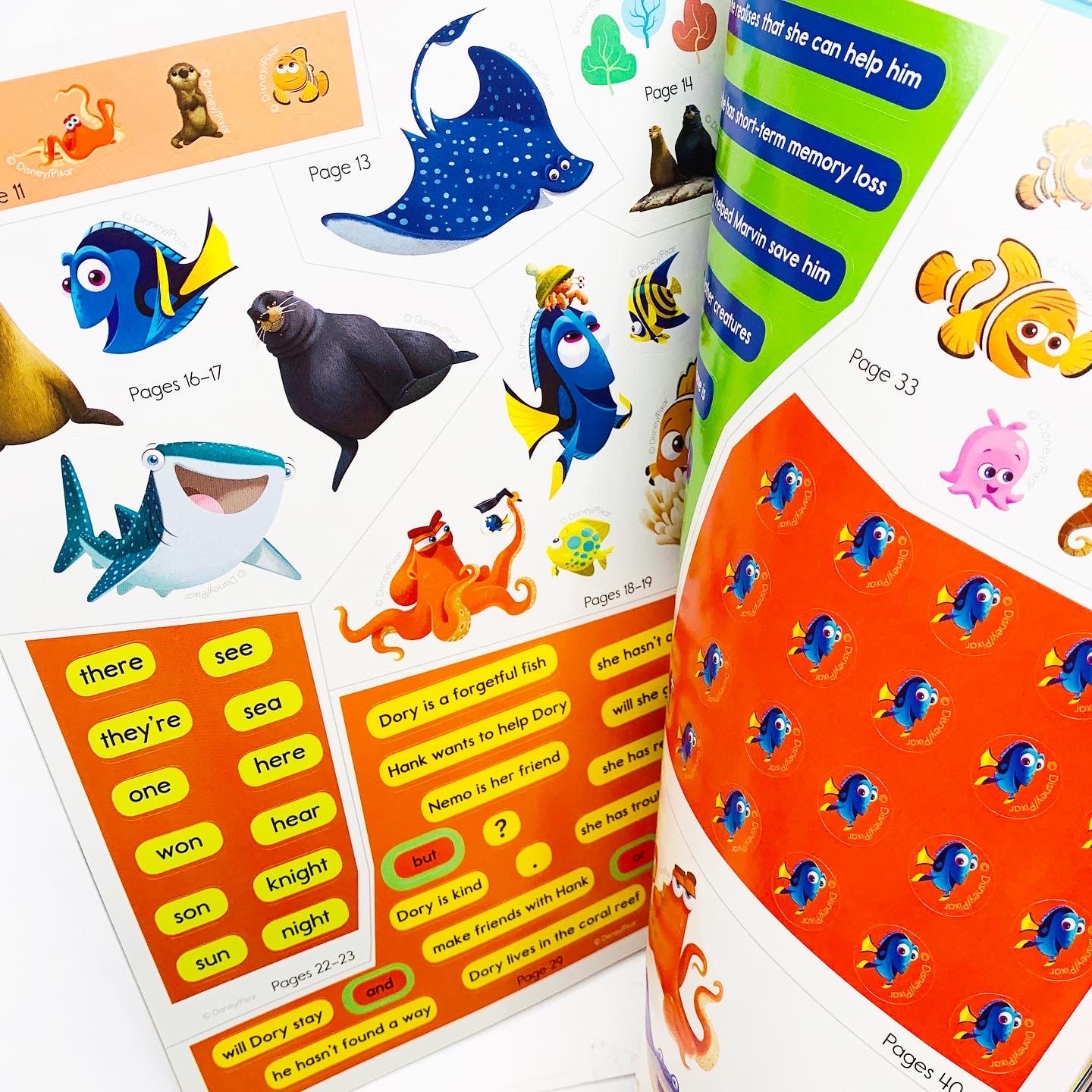 Disney Learning: Finding Dory Spelling and Grammar (Ages 6-7)