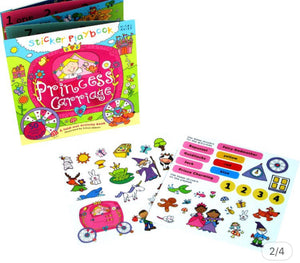 Sticker Playbook Princess Carriage