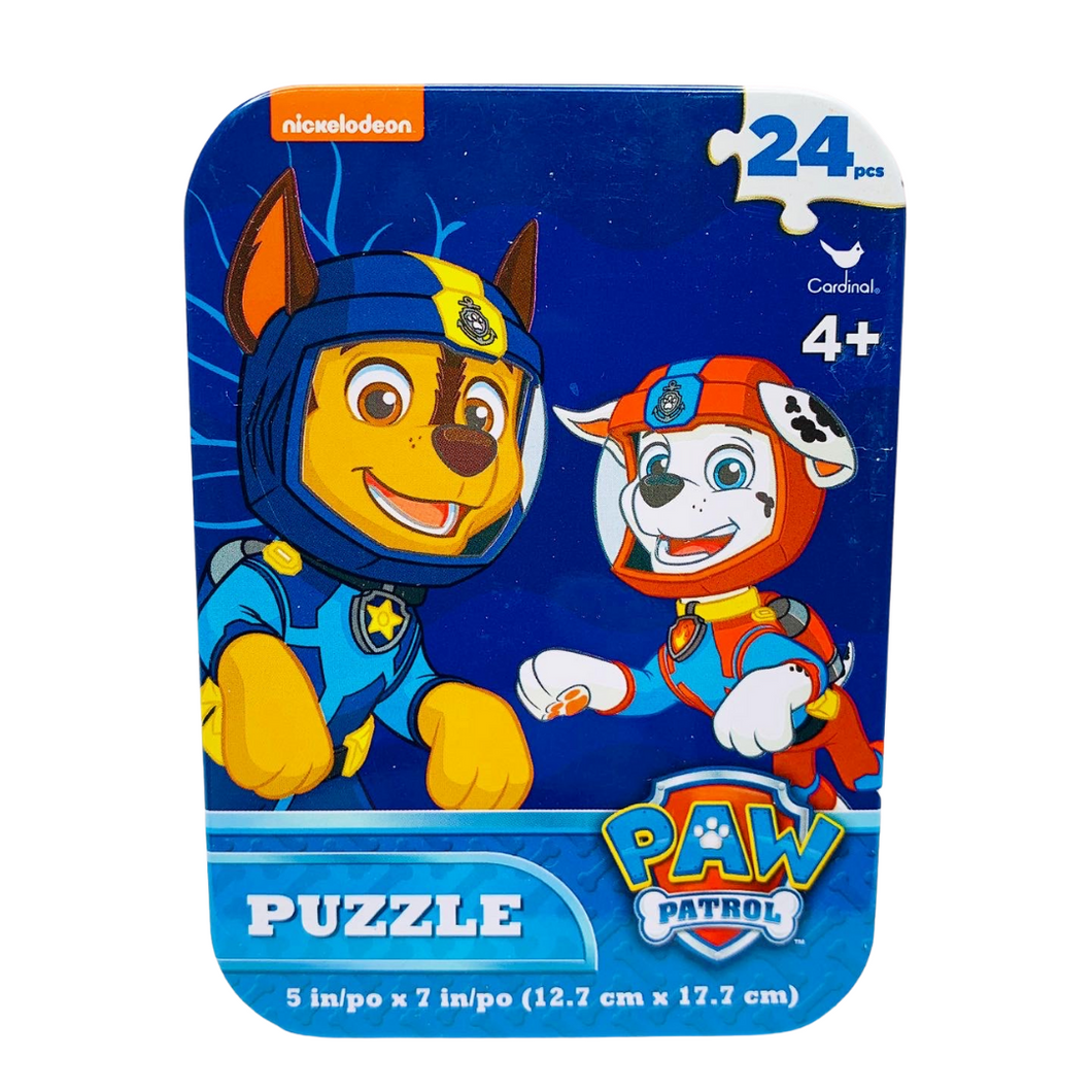 Paw Patrol: Outer Space Mini Puzzle in Collectable Tin (24 pieces)