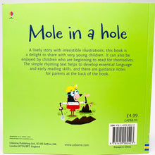Load image into Gallery viewer, Usborne Phonics Readers: Mole in a Hole