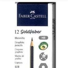 Load image into Gallery viewer, Faber-Castell 12 Graphite pencils with eraser tip (HB)