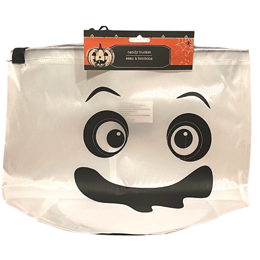 Halloween Ghost Trick or Treat Fabric Candy Bag