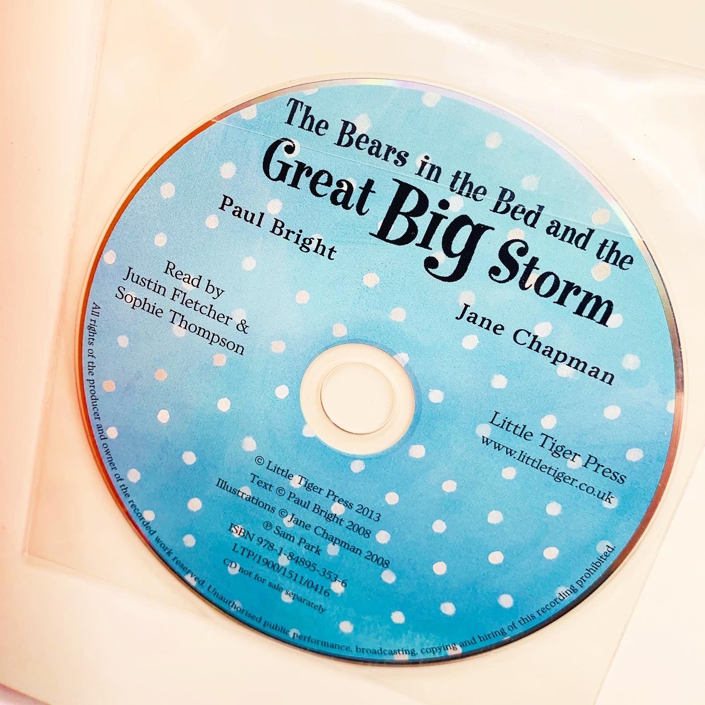The Bears in the Bed and the Great Big Storm: Picture Book and CD