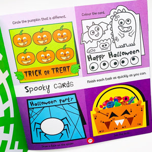 Halloween Maze Activity Book