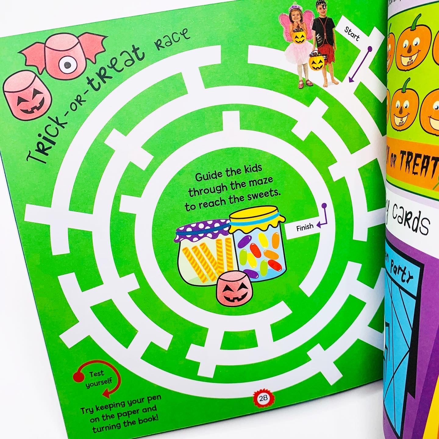 Halloween Maze Activity Book