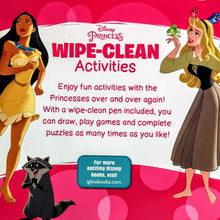 Load image into Gallery viewer, Disney Princess Wipe-Clean Activities