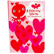 Load image into Gallery viewer, Hallmark: For A Special Kid: Little Birdy Valentine&#39;s Day Card