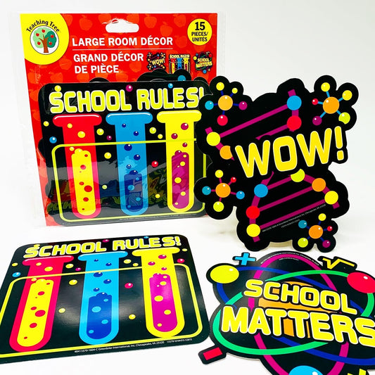 Teaching Tree: School Rules Science Theme Large Room Decor