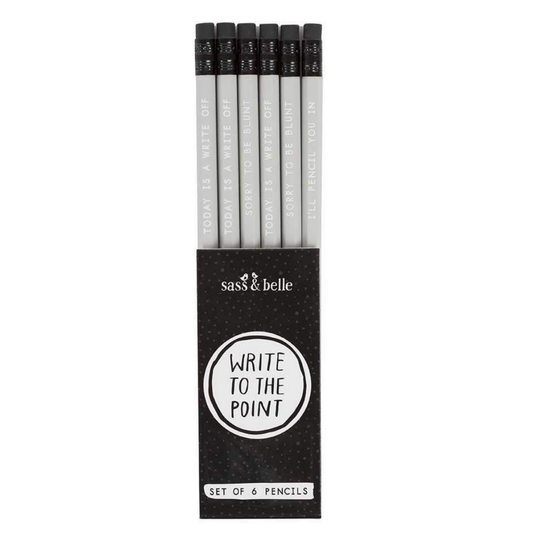 Sass & Belle - Write to the Point (Set of 6 Pencils)