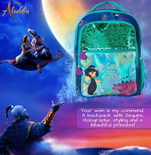 Load image into Gallery viewer, Disney&#39;s Aladdin Jasmine Sequin Backpack: Follow Your Heart