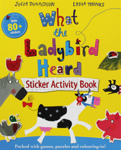 Load image into Gallery viewer, What the Ladybird Heard Sticker Activity Book (with over 80 reusable stickers)