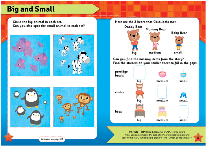 Leap Ahead Workbook: Maths Ages 3-4