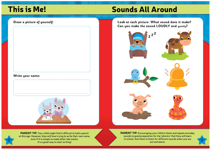 Leap Ahead Workbook: English Ages 3-4