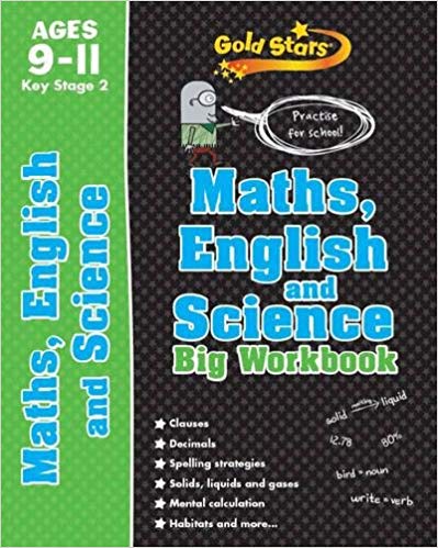 Gold Stars: KS2 9-11 Maths, English, and Science Big Workbook