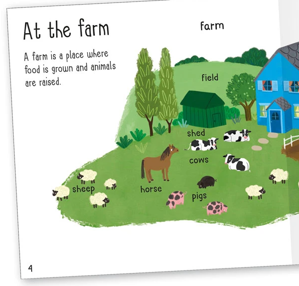 Miles Kelly: Wonderful Words: On the Farm! (With Busy Wall Poster!)