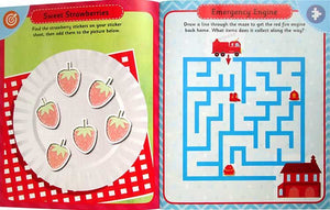 Preschool Colours Sticker Book