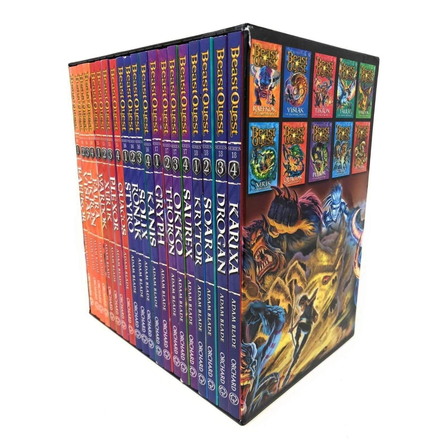 Beast Quest: Heroes and Battles (Series 14-18) Collection - 20 Books