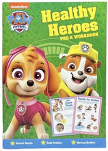 Load image into Gallery viewer, Paw Patrol: Healthy Heroes Pre-K Workbook (Smart Meals, Safe Habits, Strong Bodies)