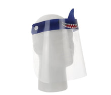 Load image into Gallery viewer, Kid&#39;s Clear Protective Face Shield: Shark