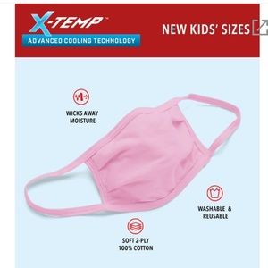 Hanes Youth X-Temp™ Face Masks, 5-Pack (Ages 5 to 8)