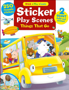 Sticker Play Scenes: Things That Go