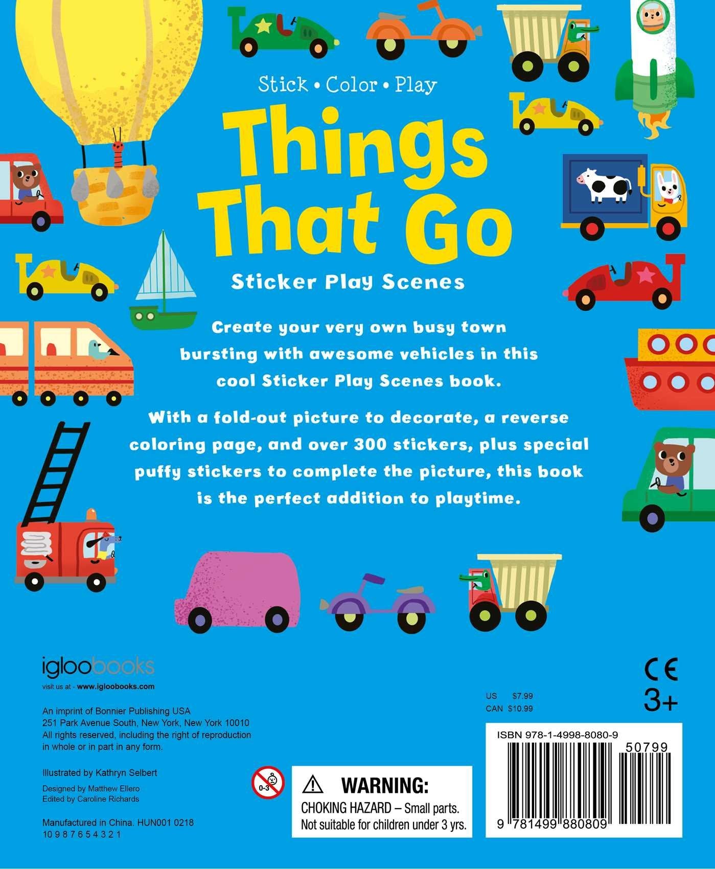 Things That Go: Sticker Play Scenes