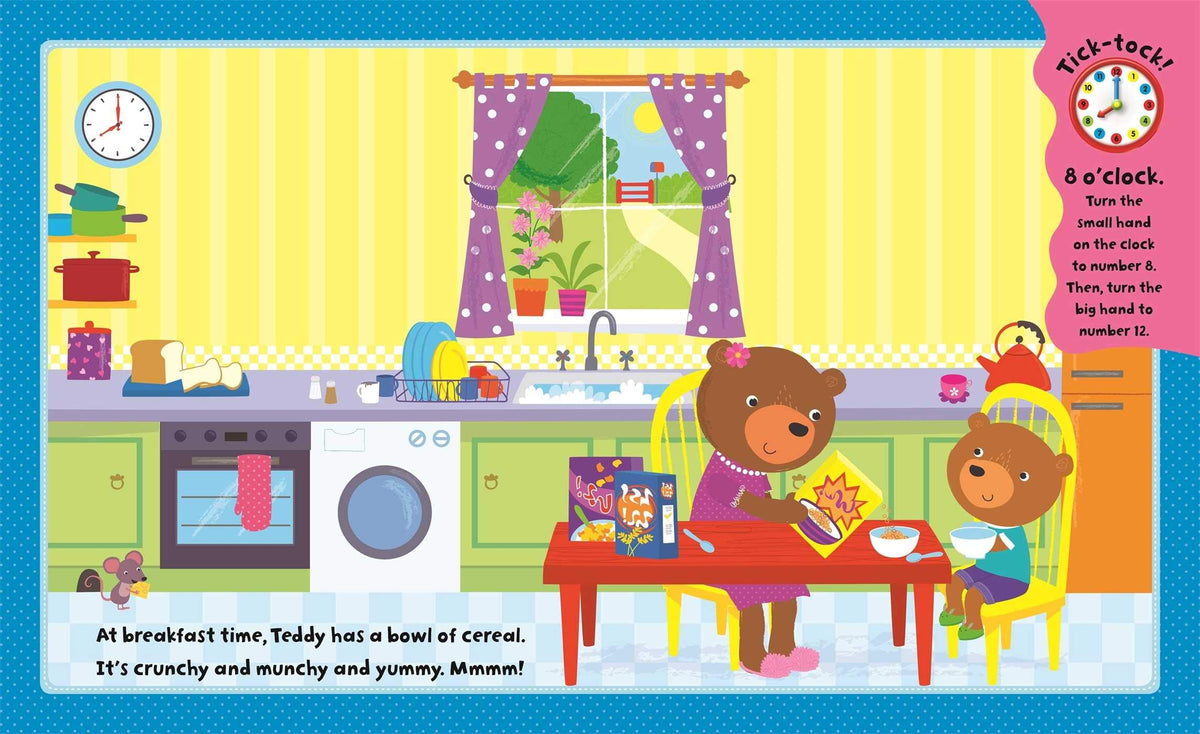 Tick-Tock Clock Book: Learning to Tell Time Together – Red Balloon Books